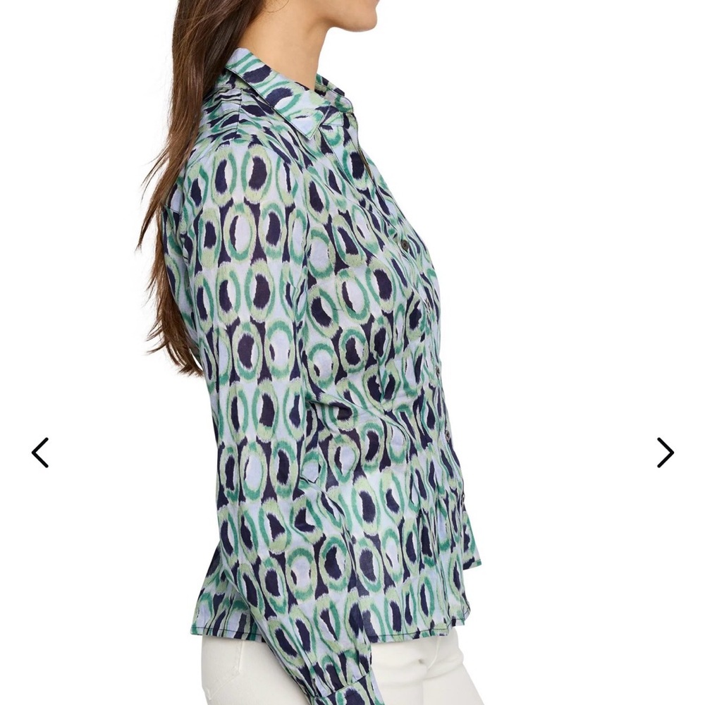 NIC+ZOE Ikat Rings Tucked Shirt - Picture 9 of 10